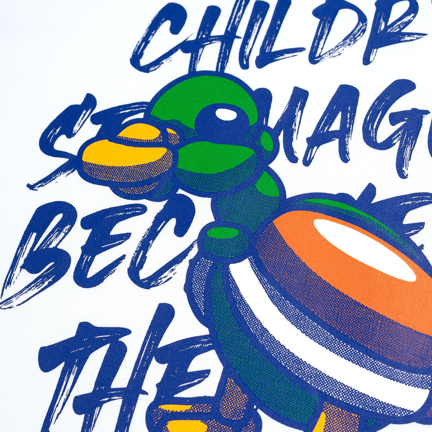 Dr Mister : Balloon Duck Oversized Tee White