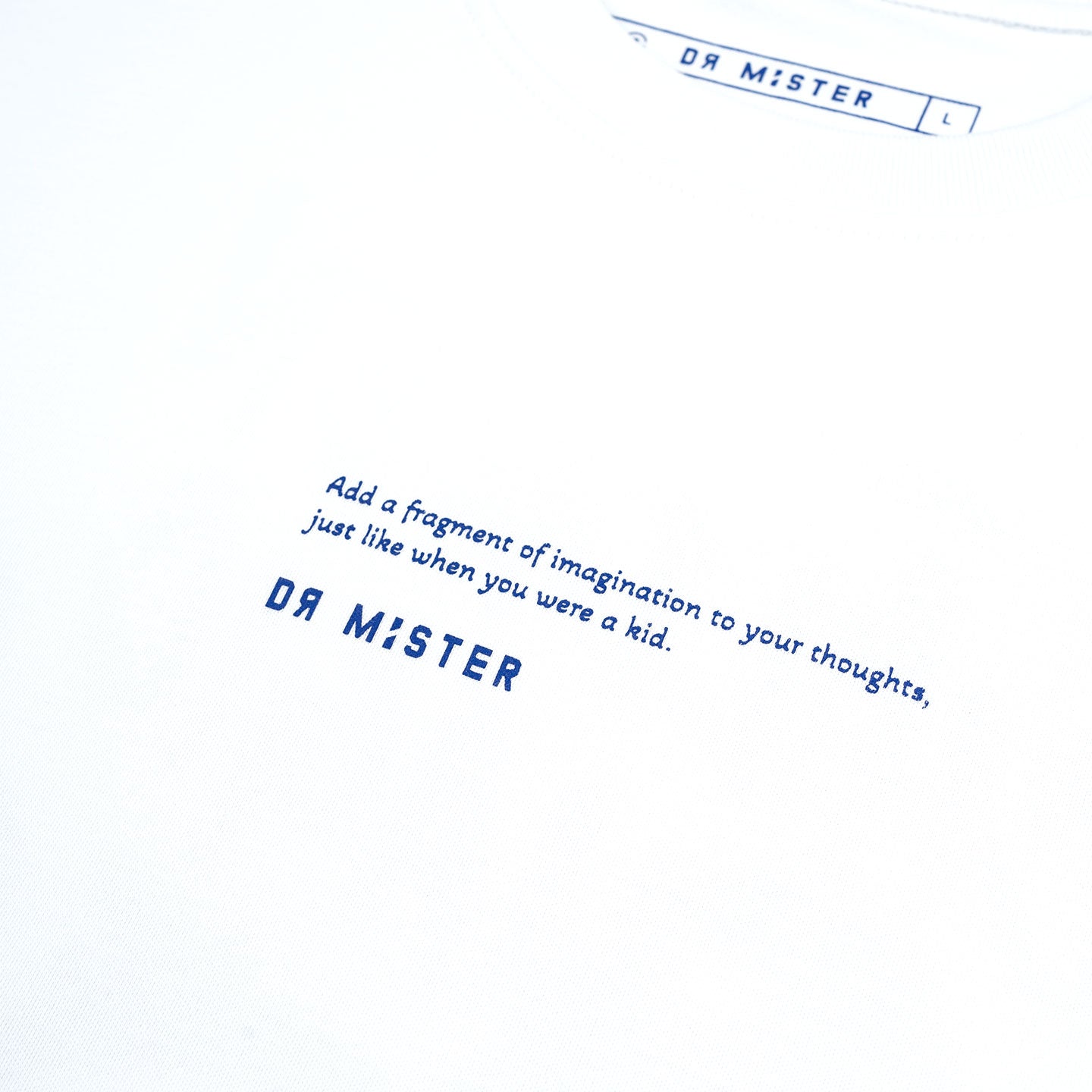 Dr Mister : Balloon Duck Oversized Tee White