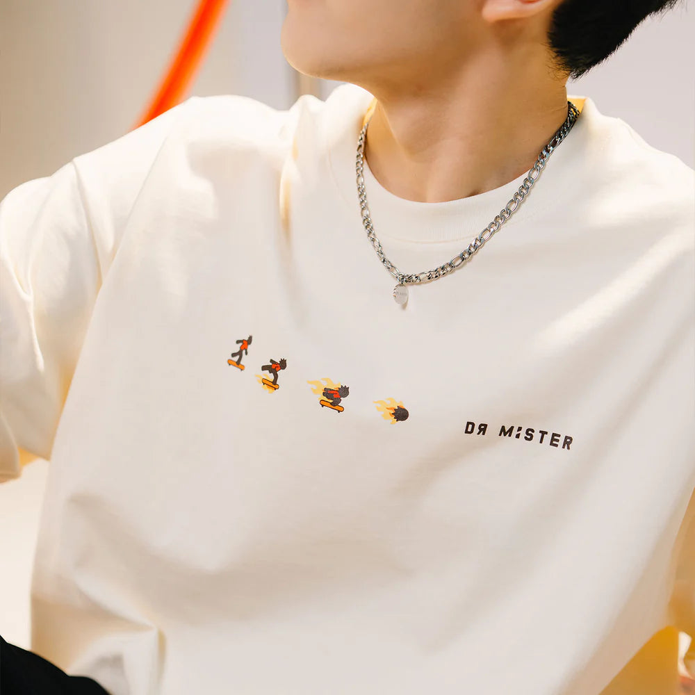 Dr Mister : Blaze Broad Tee Yellow