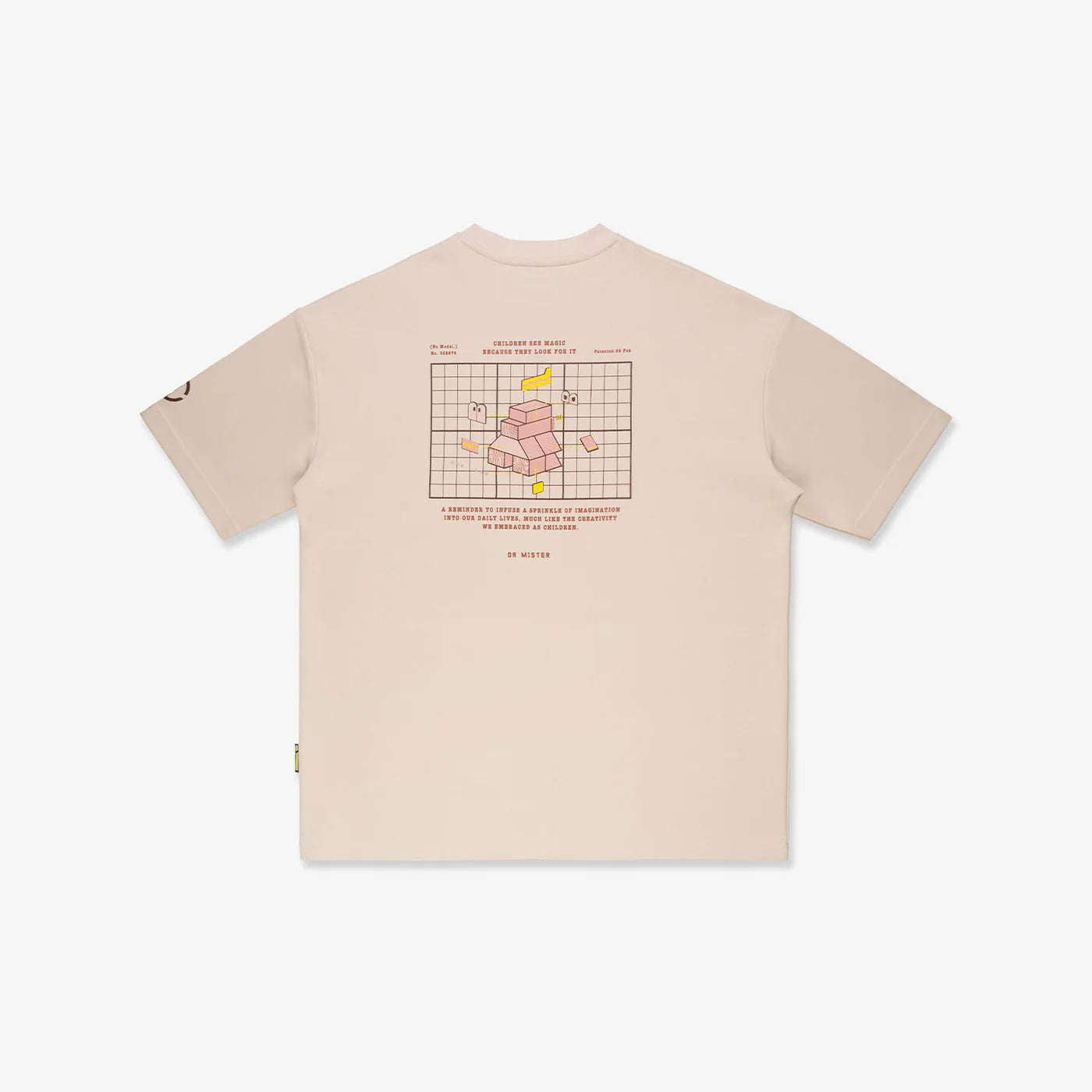 Dr Mister : Blueprint Dino Broad Tee