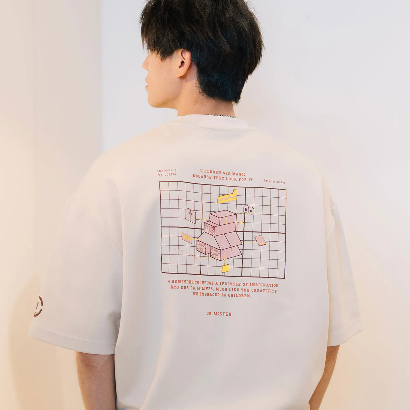 Dr Mister : Blueprint Dino Broad Tee
