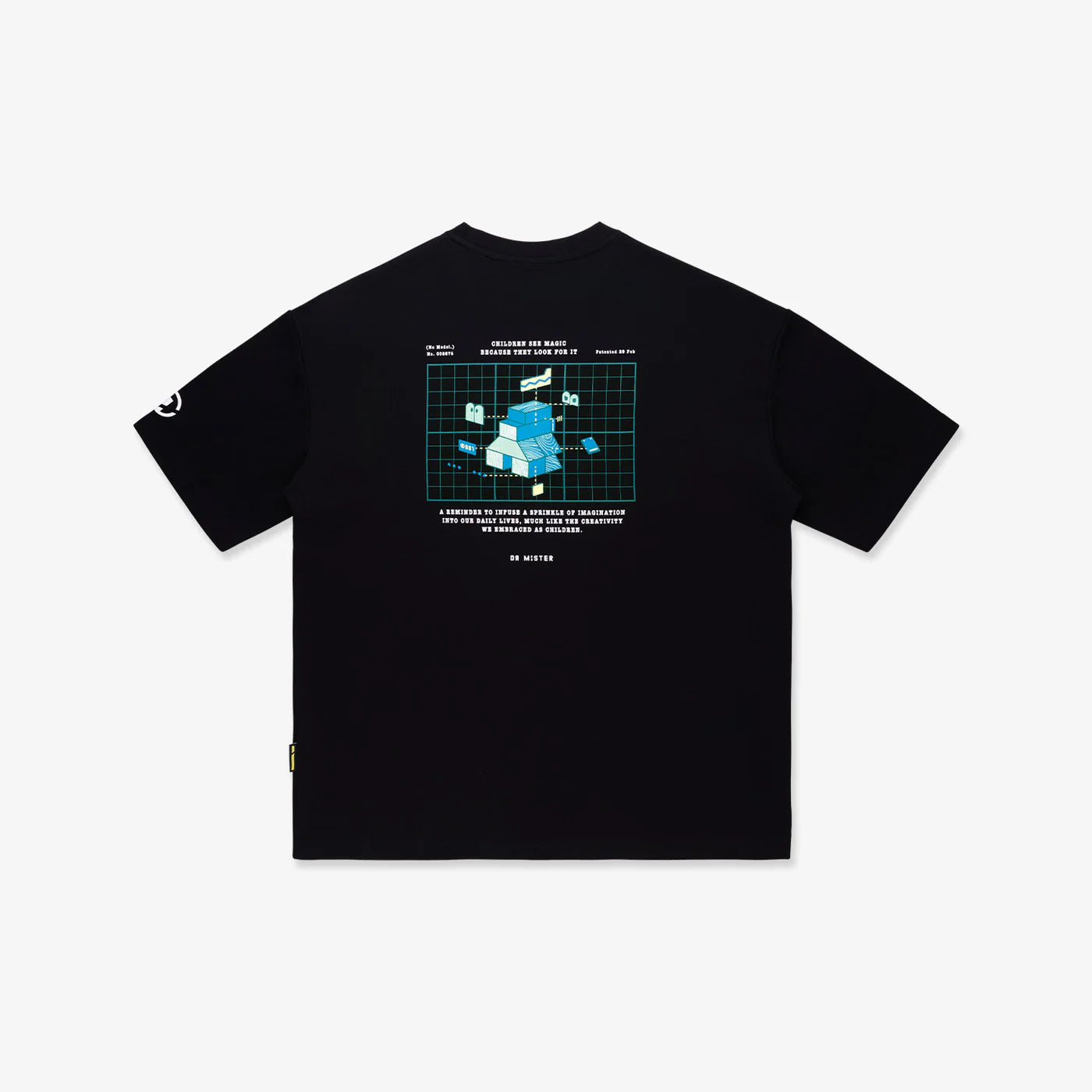 Dr Mister : Blueprint Dino Broad Tee