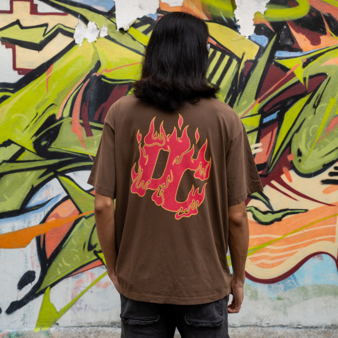 DC Clothing : Flame Oversized Tee