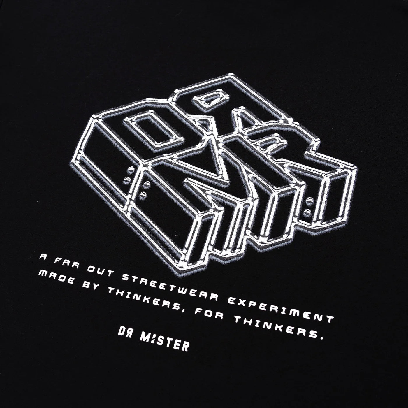 Dr Mister : Chrome Abbr Tee Black