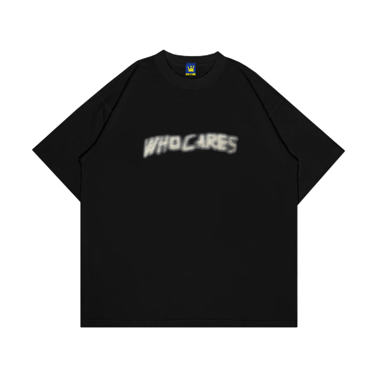 Whocares : Classic Motion Logo Tee Black