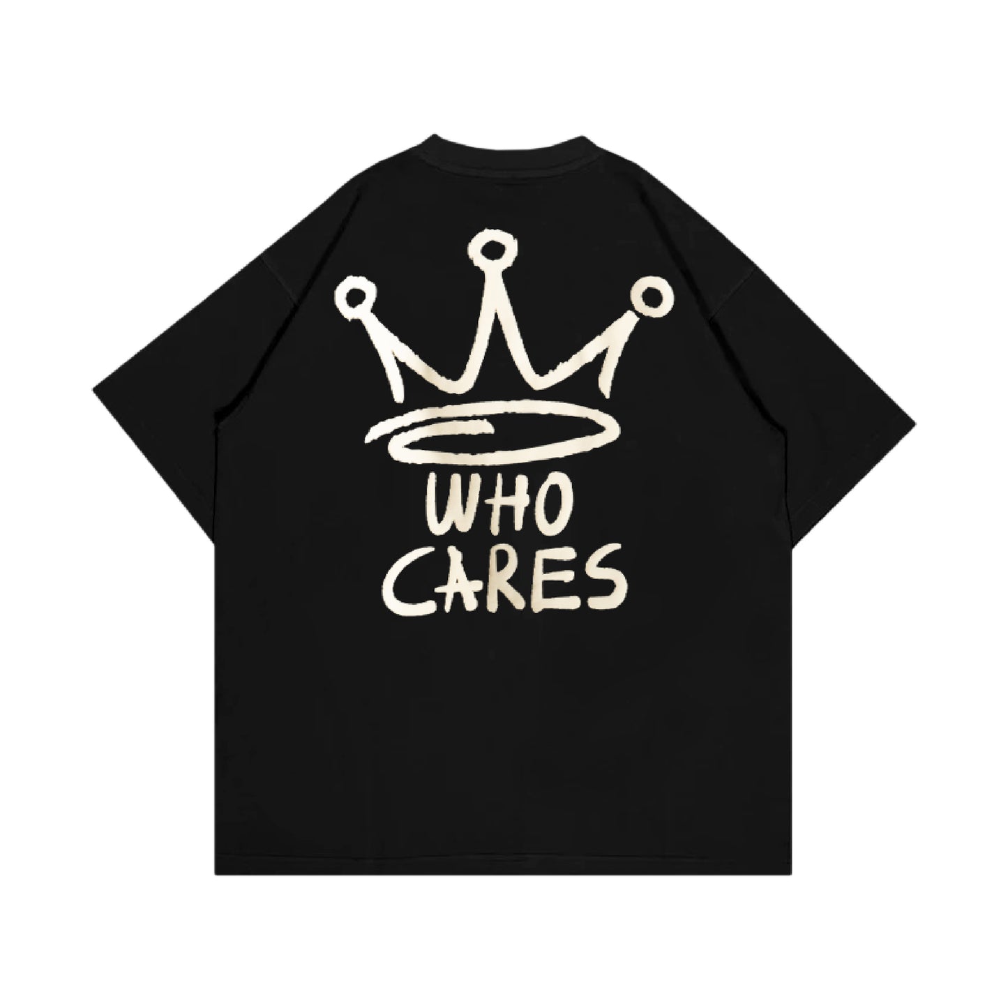 Whocares : Classic Motion Logo Tee Black