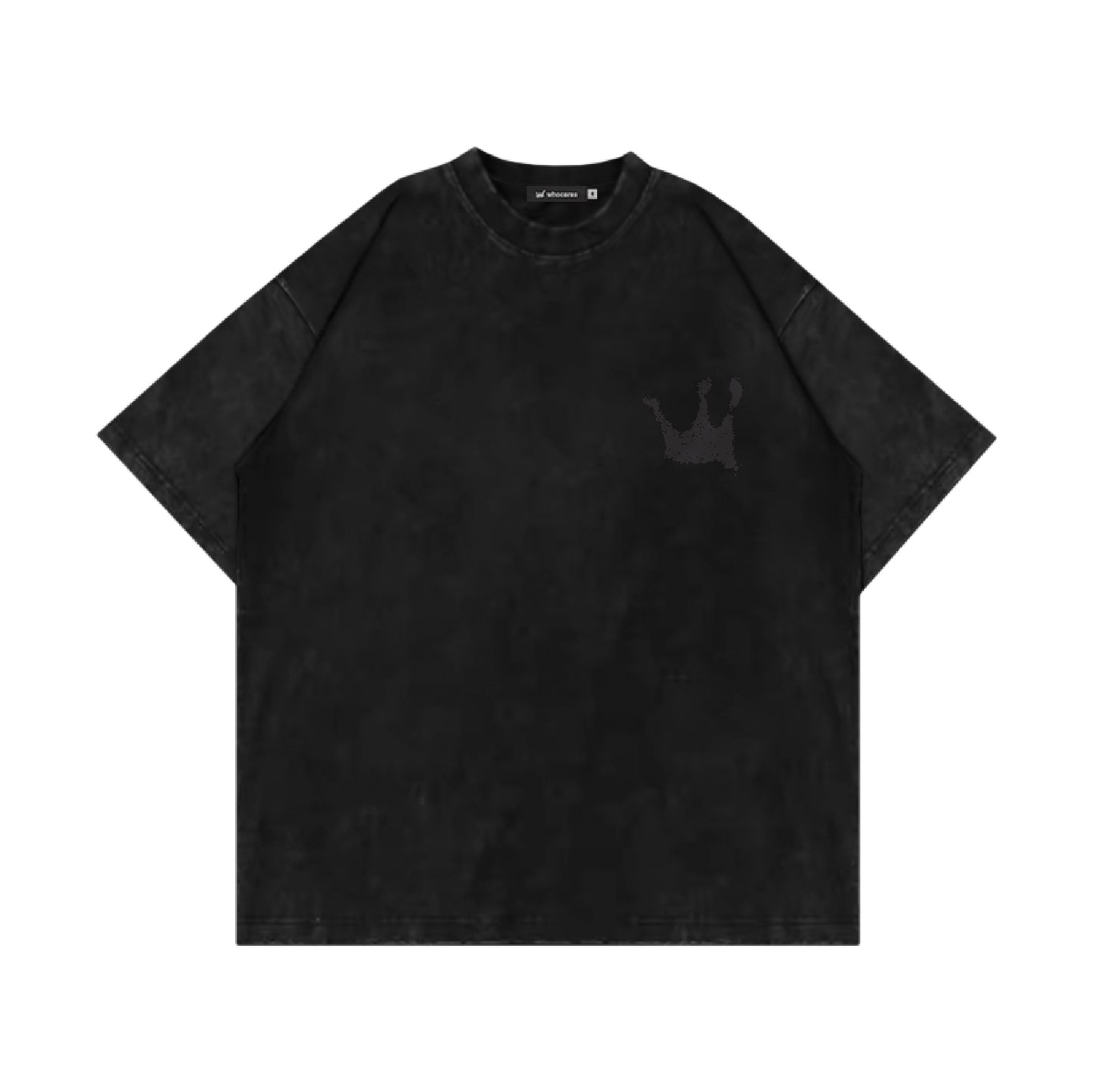 WHO CARES VINTAGE LOGO TEE