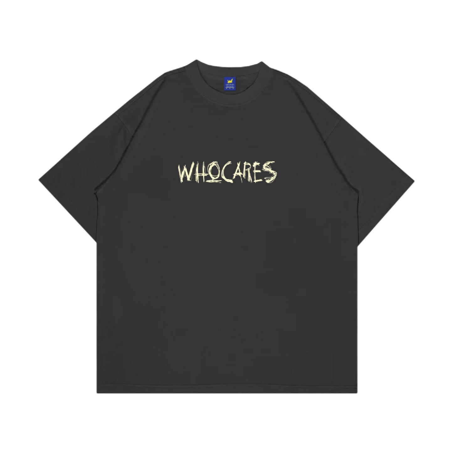 Whocares : Distressed Flower Tee