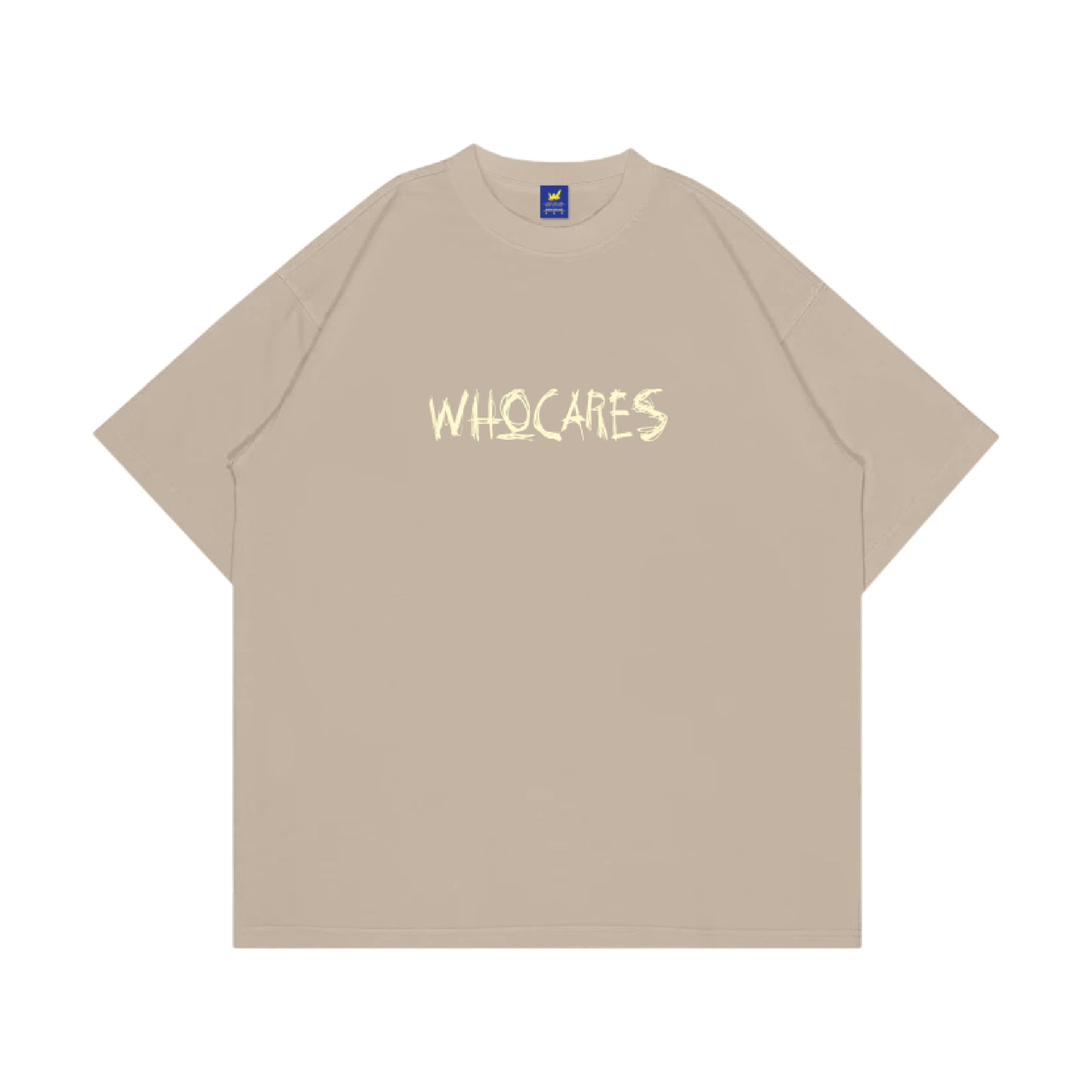 Whocares : Distressed Flower Tee