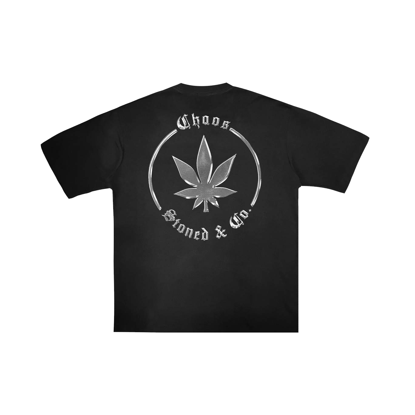 Stoned&Co Chaos : Chrome Leaf Tee