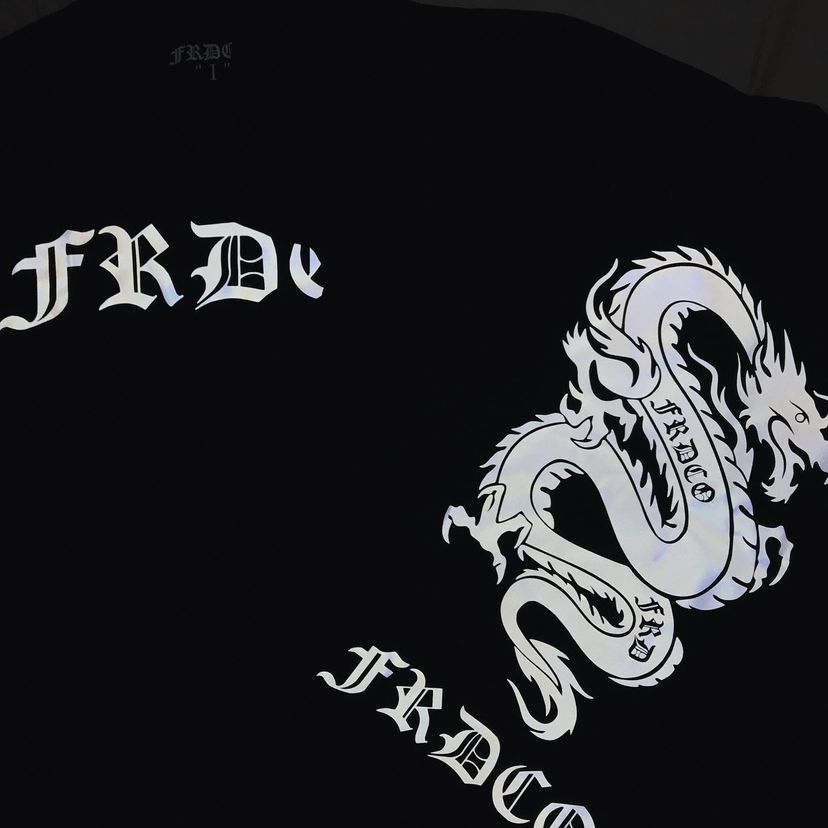 FRDCO : 3M Reflective Dragon Tee Black