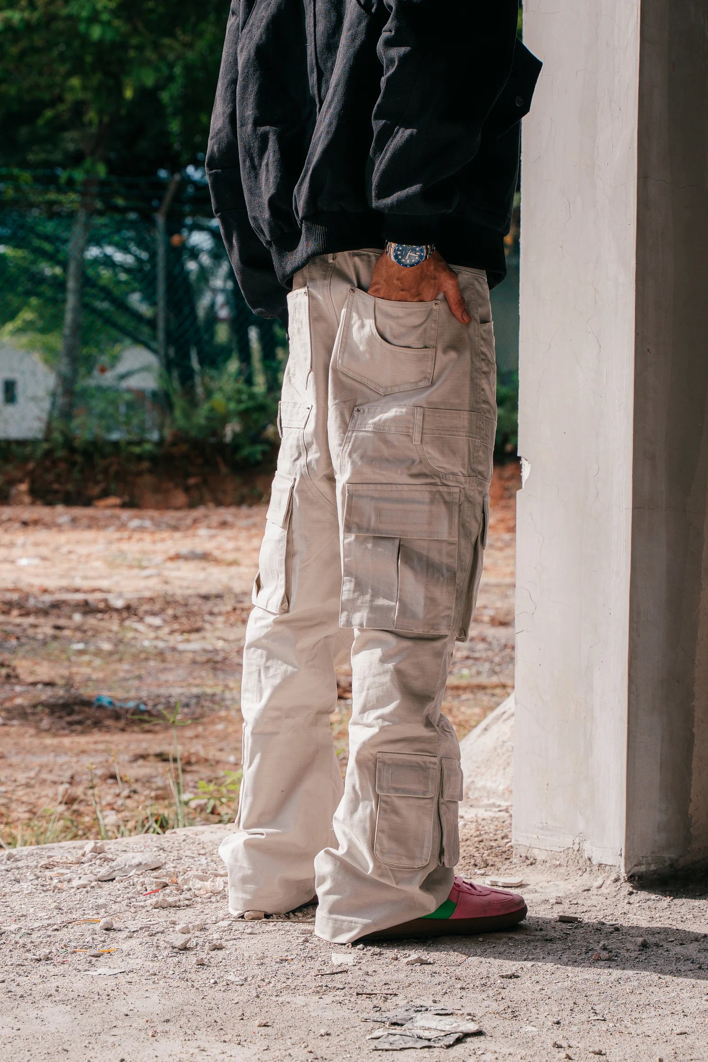 DC Clothing : Mases Cargo Pants White