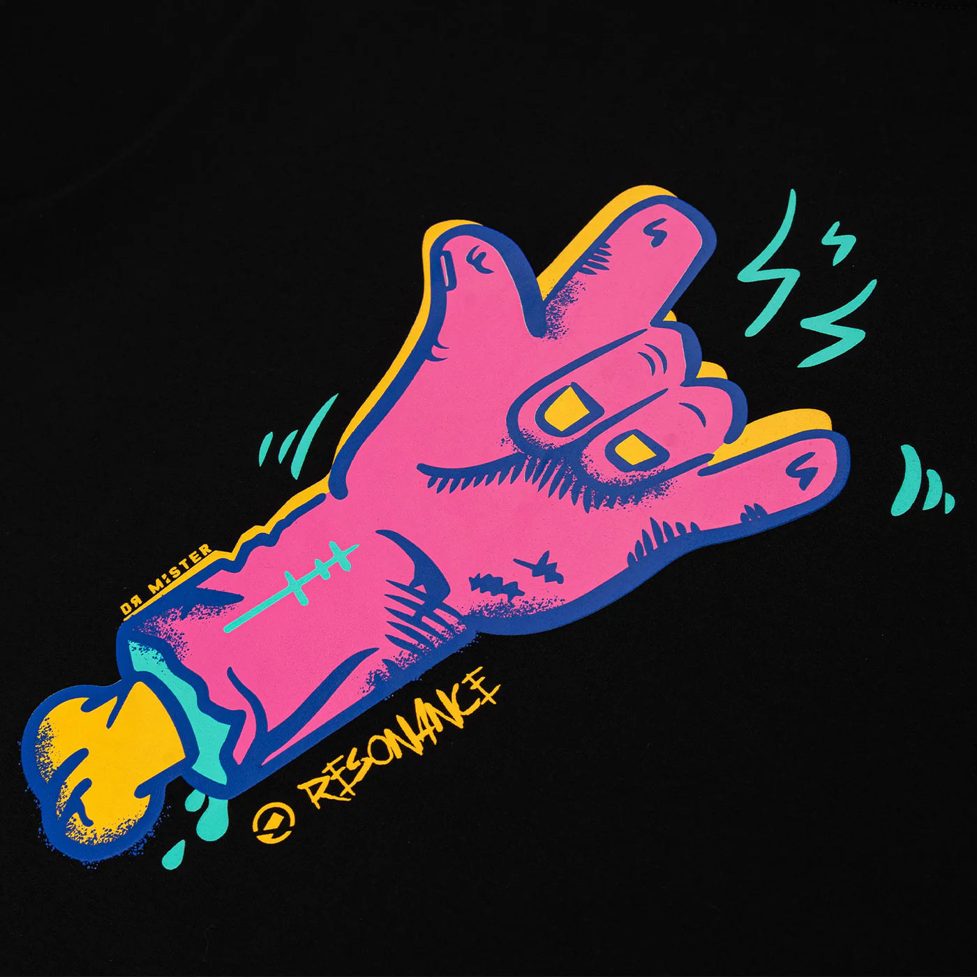Dr Mister : Eternal Rock Broad Tee Black
