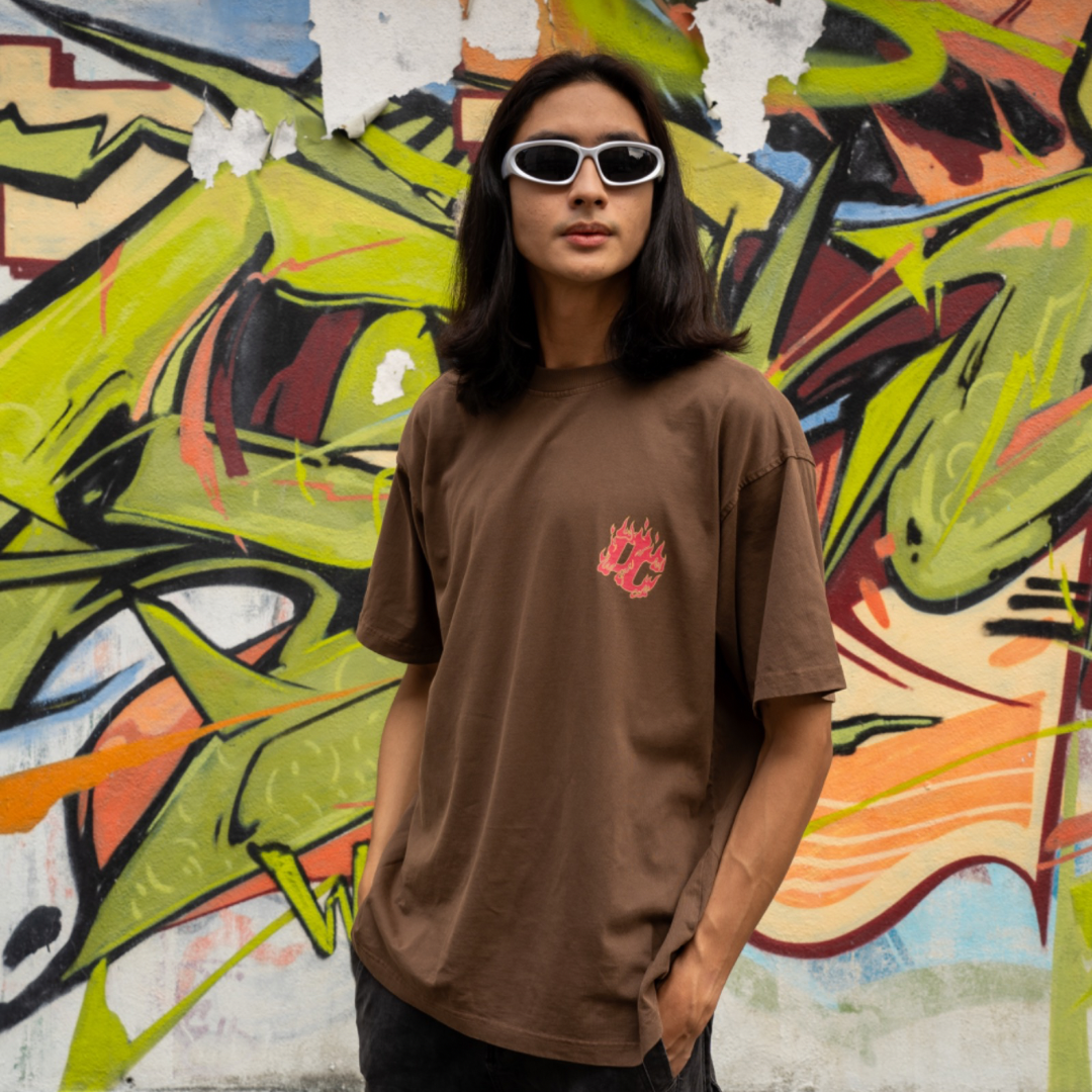DC Clothing : Flame Oversized Tee