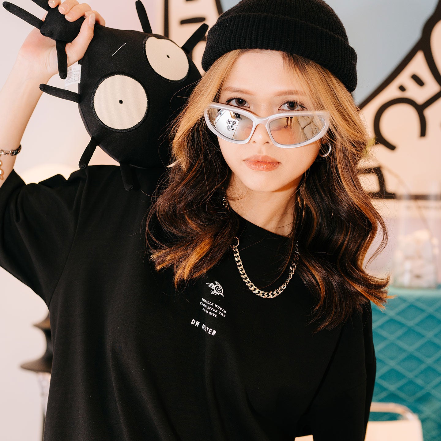 Dr Mister : Flaming Pearl Broad Tee