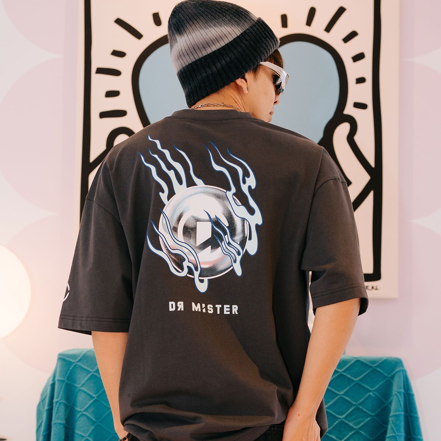 Dr Mister : Flaming Pearl Broad Tee