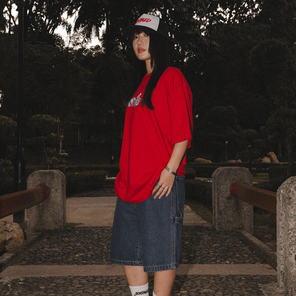 Stoned&Co Mystic : Genetic Snake Tee Red