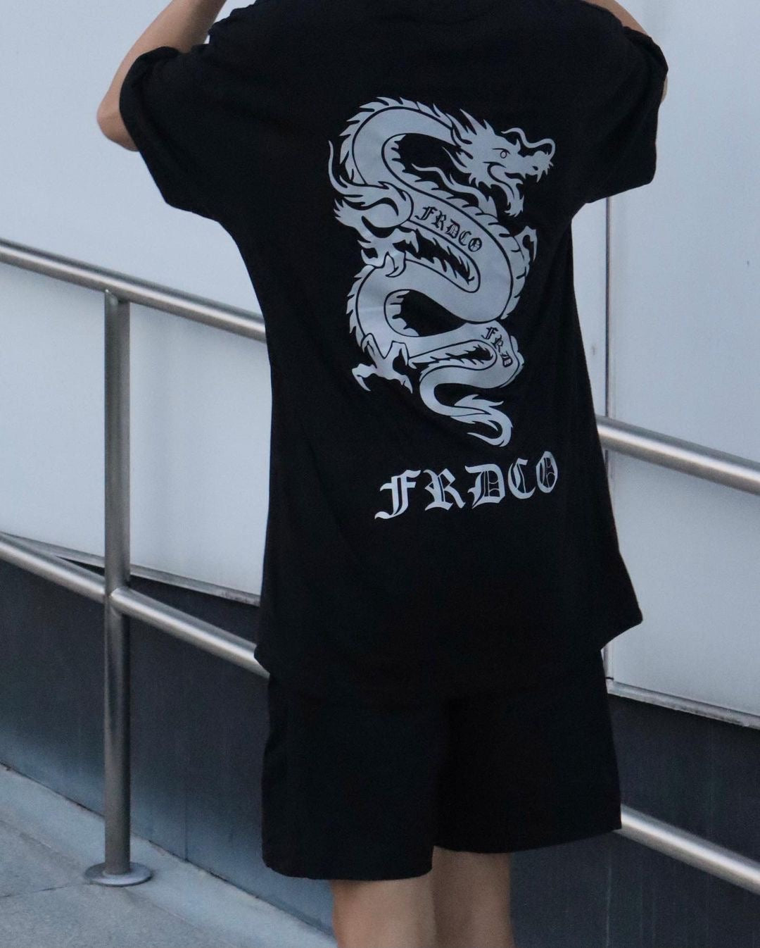 FRDCO : 3M Reflective Dragon Tee Black