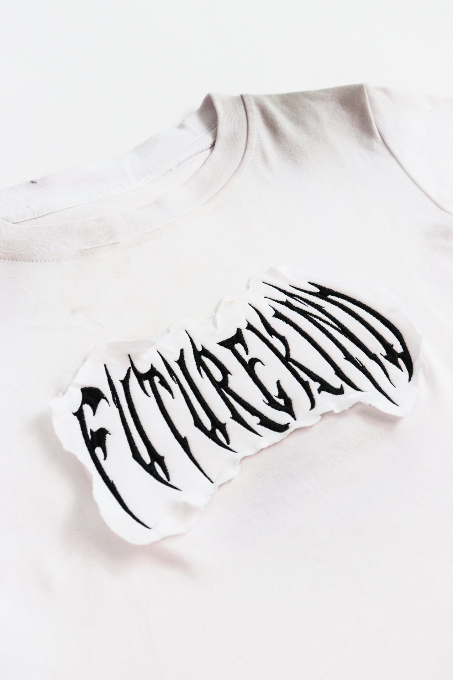 Futurekind : Sand Structure Crop Top Khaki