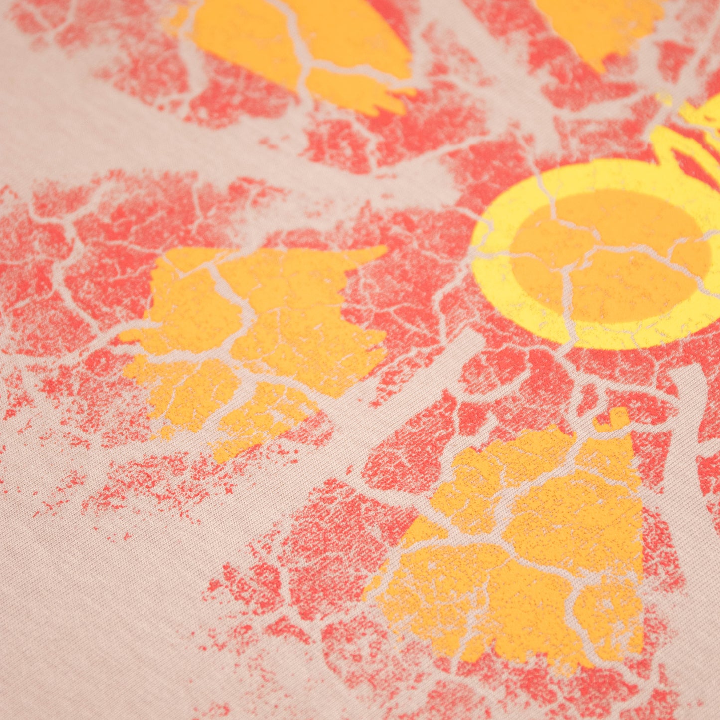 Whocares : Distressed Flower Tee