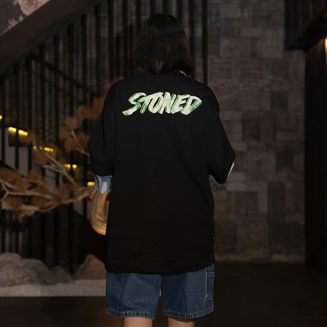 Stoned&Co Golden Jade : Jade UIP Tee Black