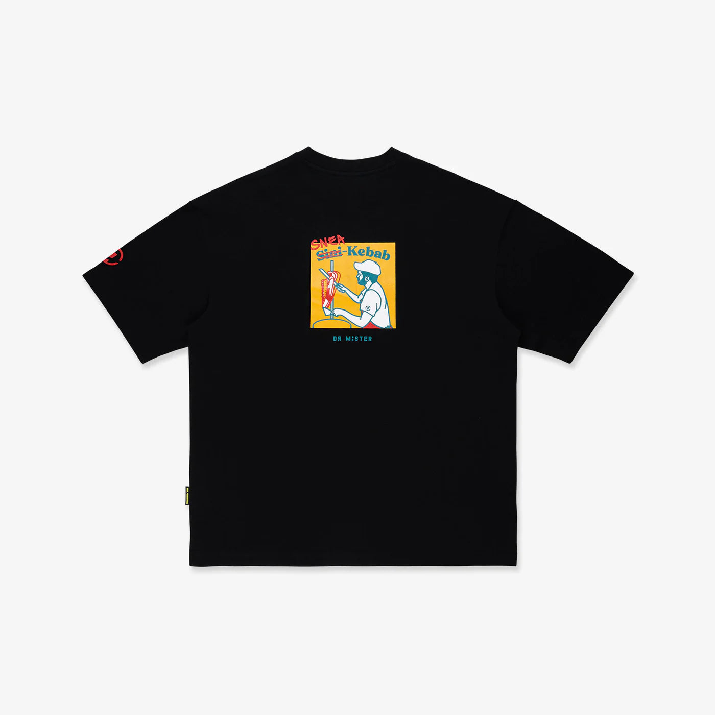 Dr Mister : Sneakebab Broad Tee Black