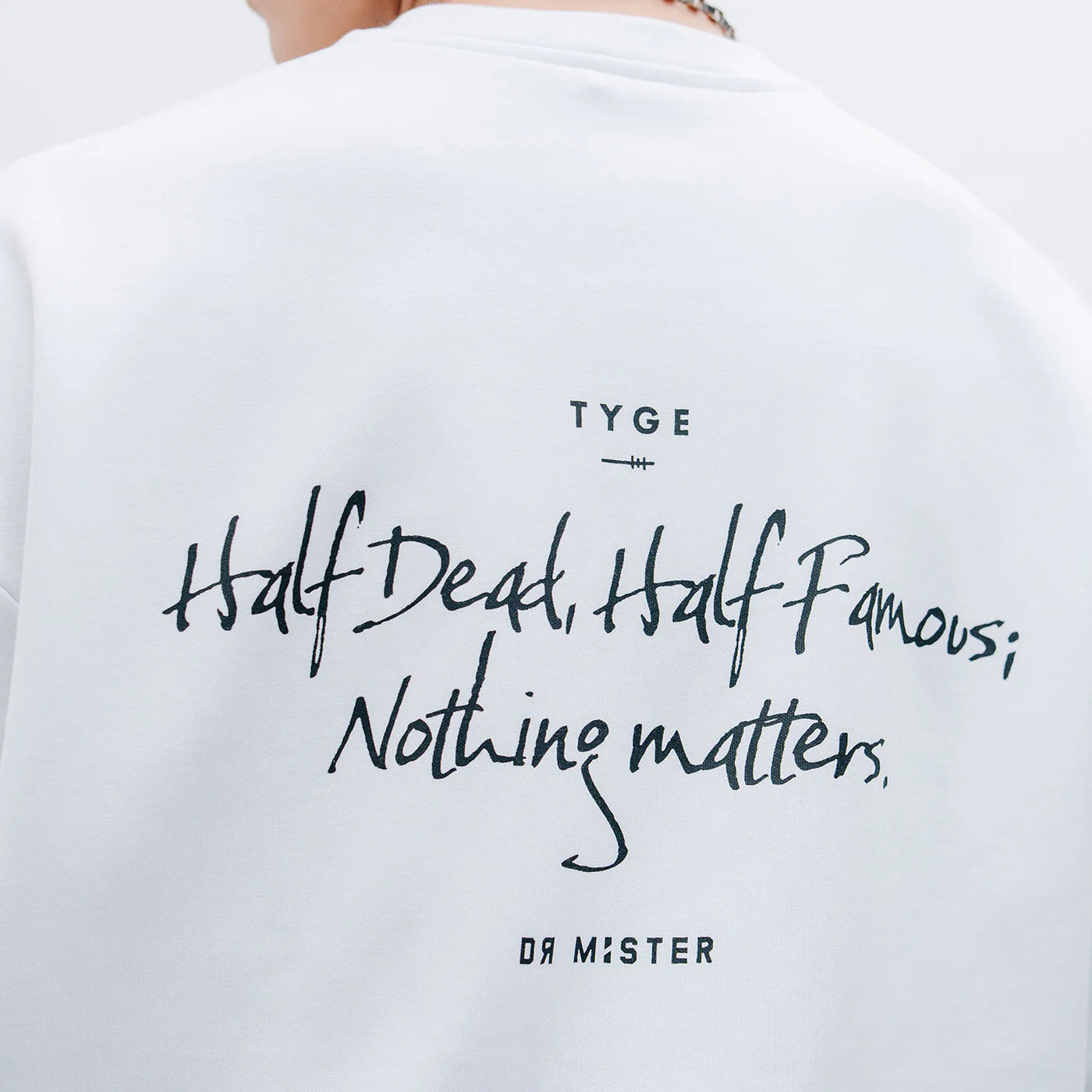 Dr Mister : Nothing Matters Heavy Tee White