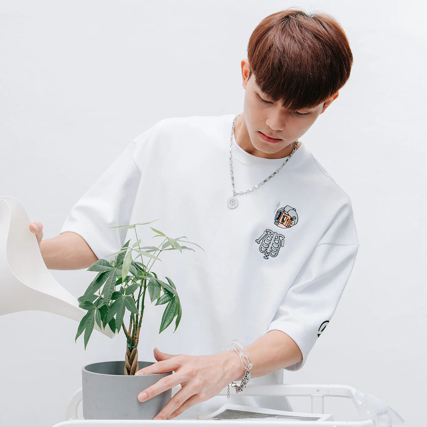 Dr Mister : Nothing Matters Heavy Tee White