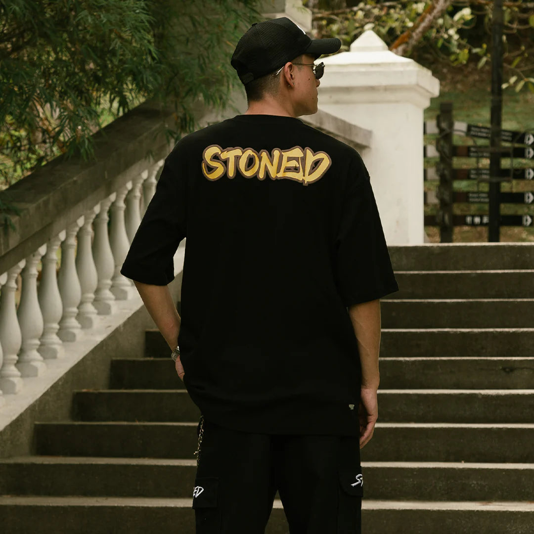 Stoned&Co Golden Jade : NSA Tee Black