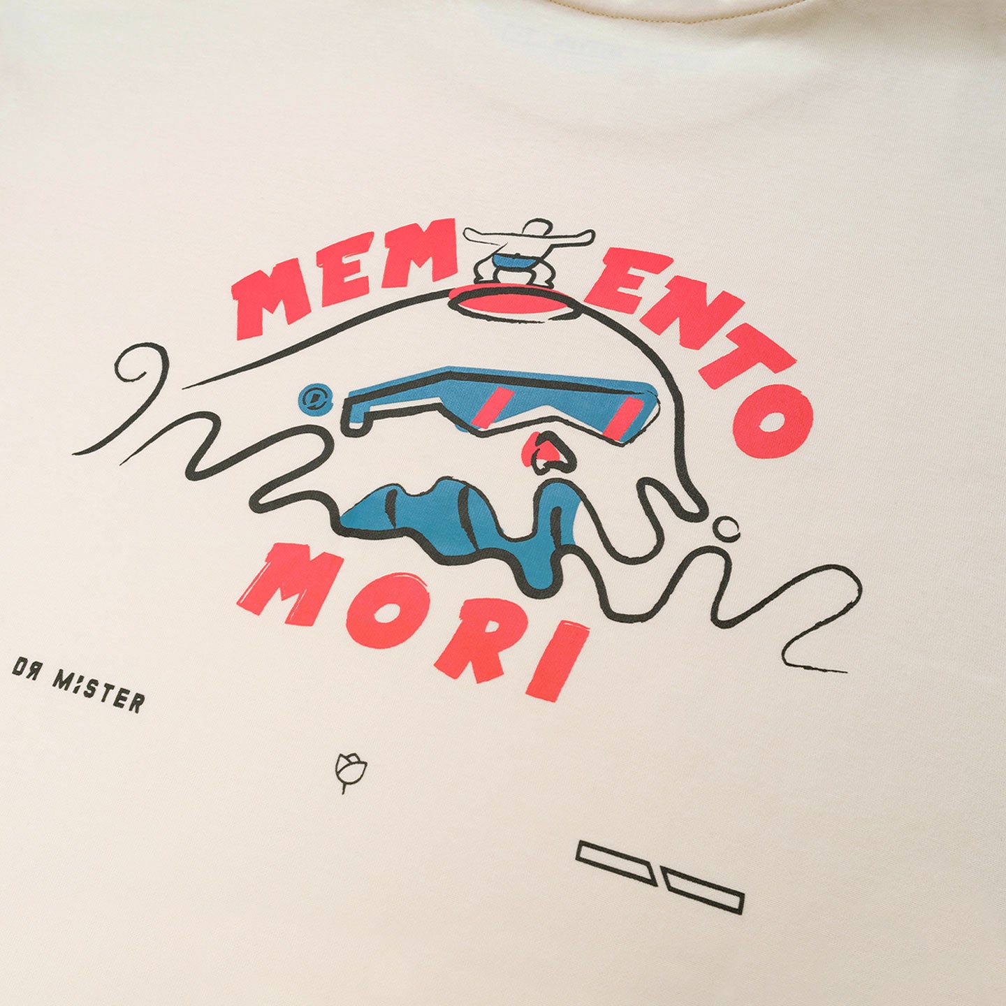Dr Mister : Skullwave Broad Tee