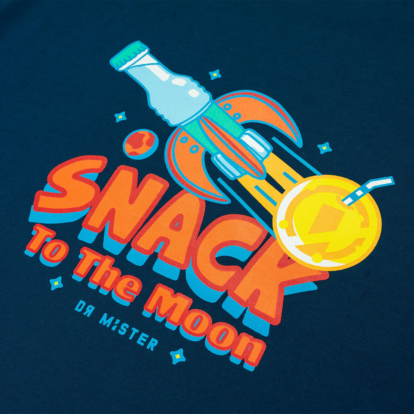 Dr Mister : To The Moon Broad Tee
