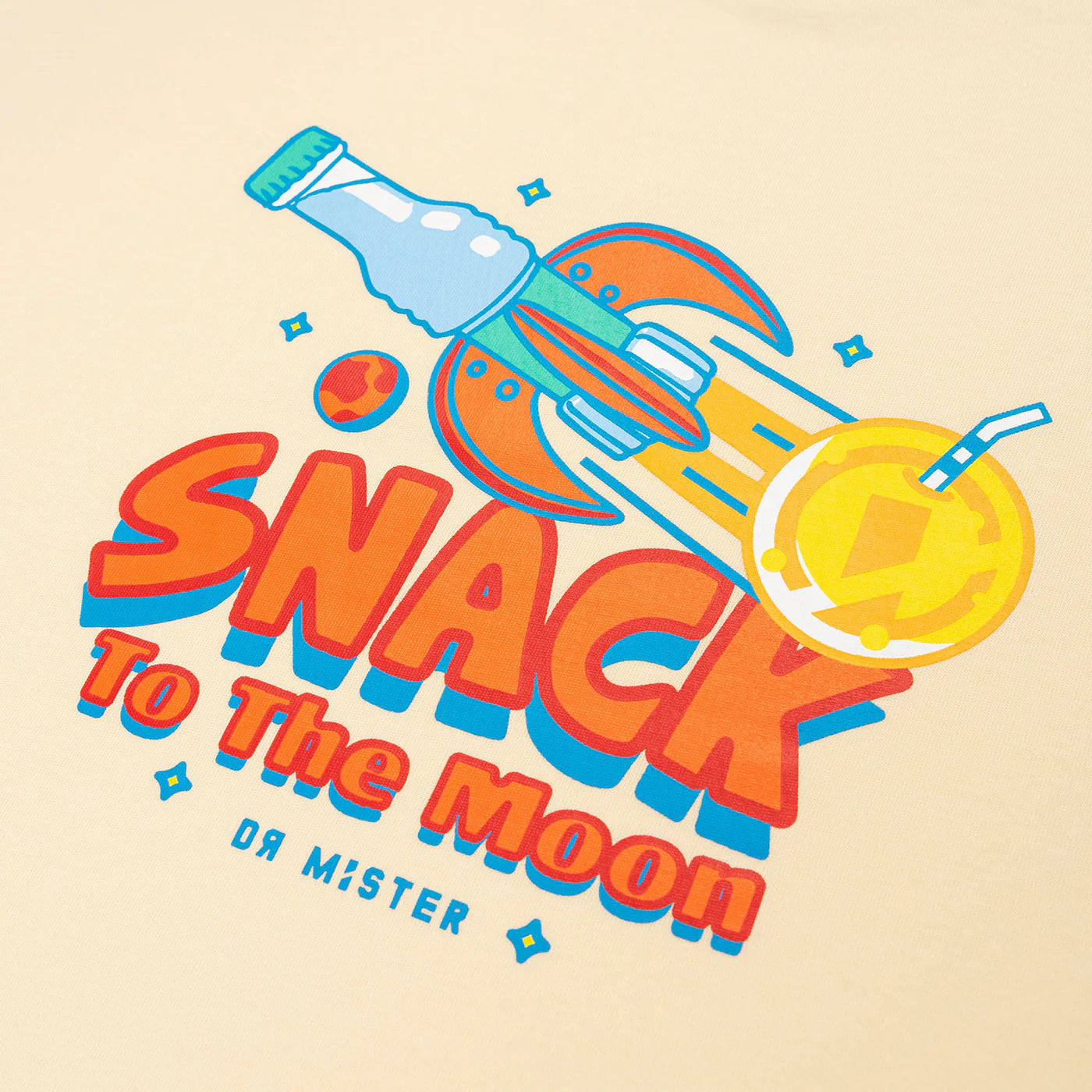Dr Mister : To The Moon Broad Tee