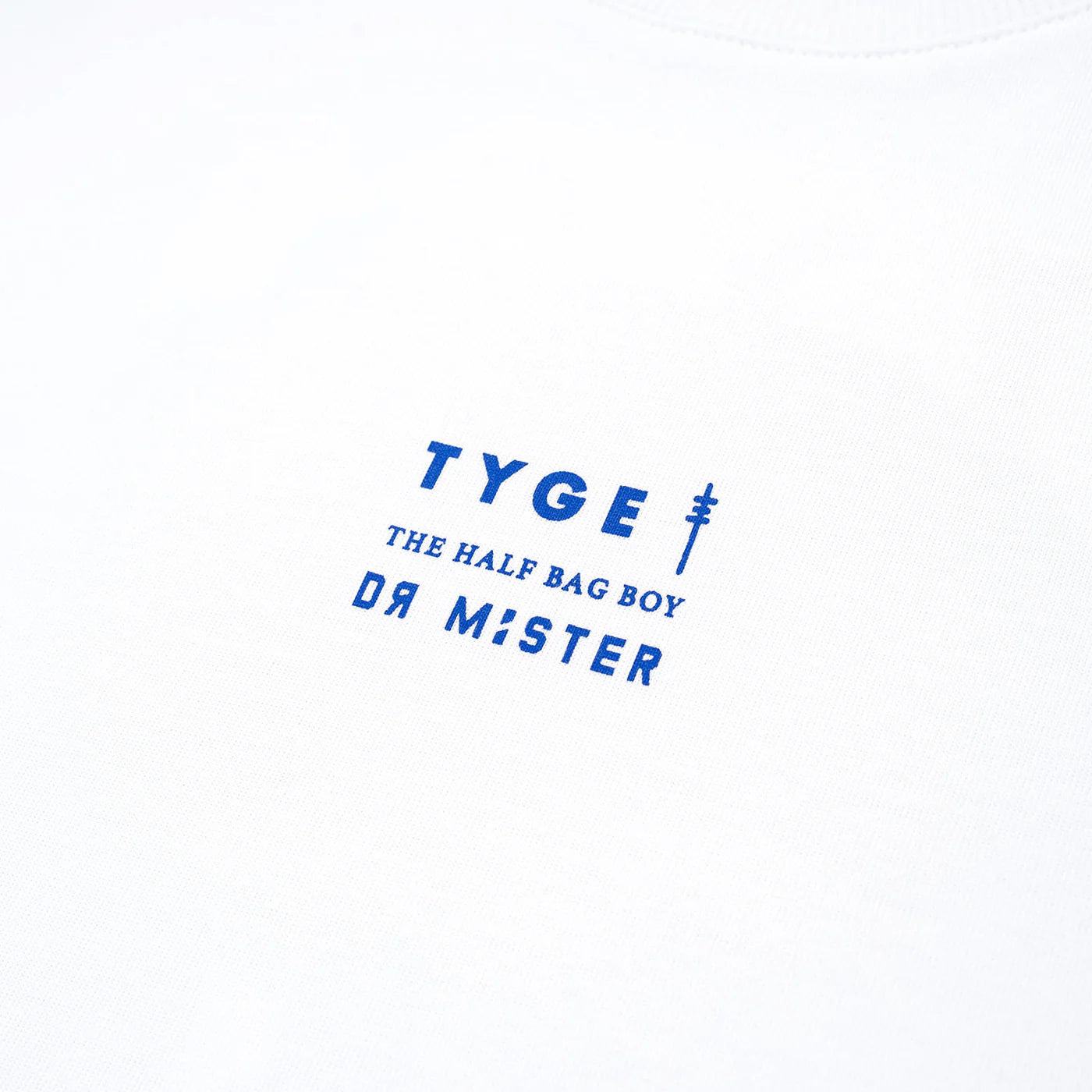 Dr Mister : Toned Signature Broad Tee White