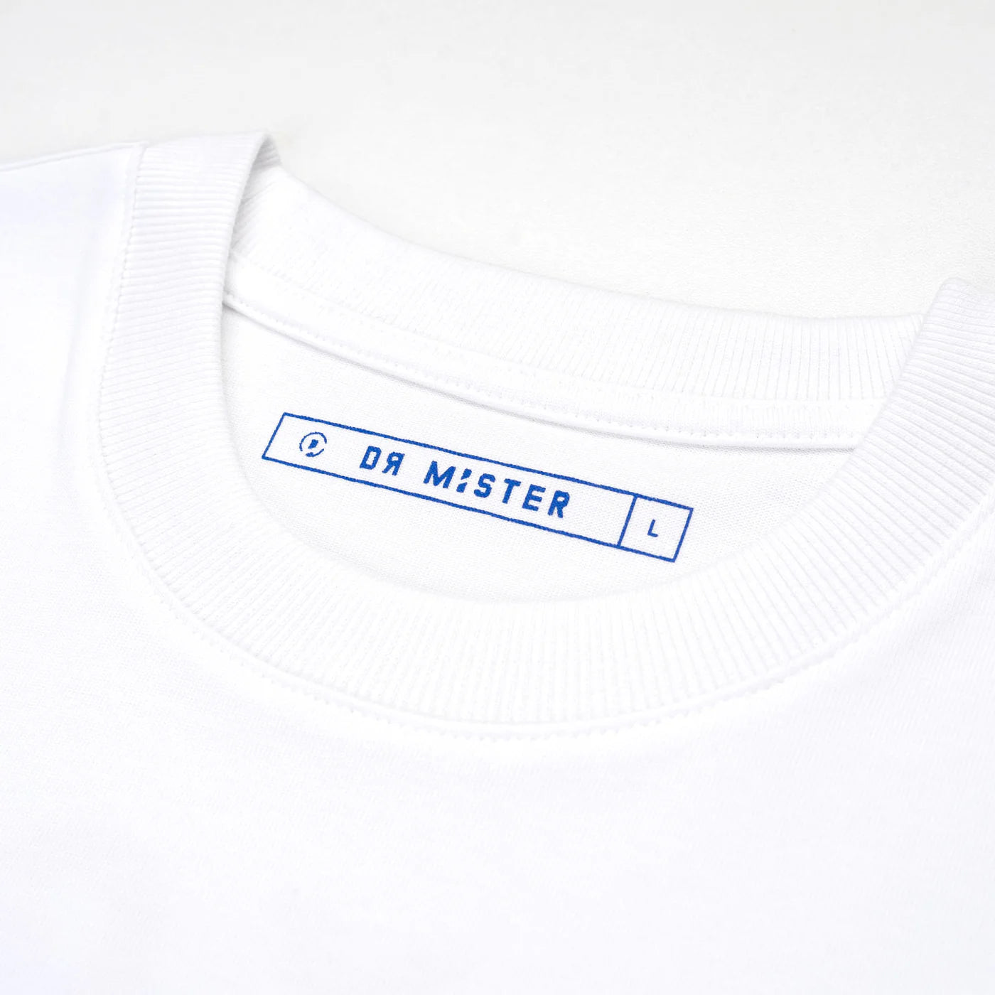Dr Mister : Toned Signature Broad Tee White