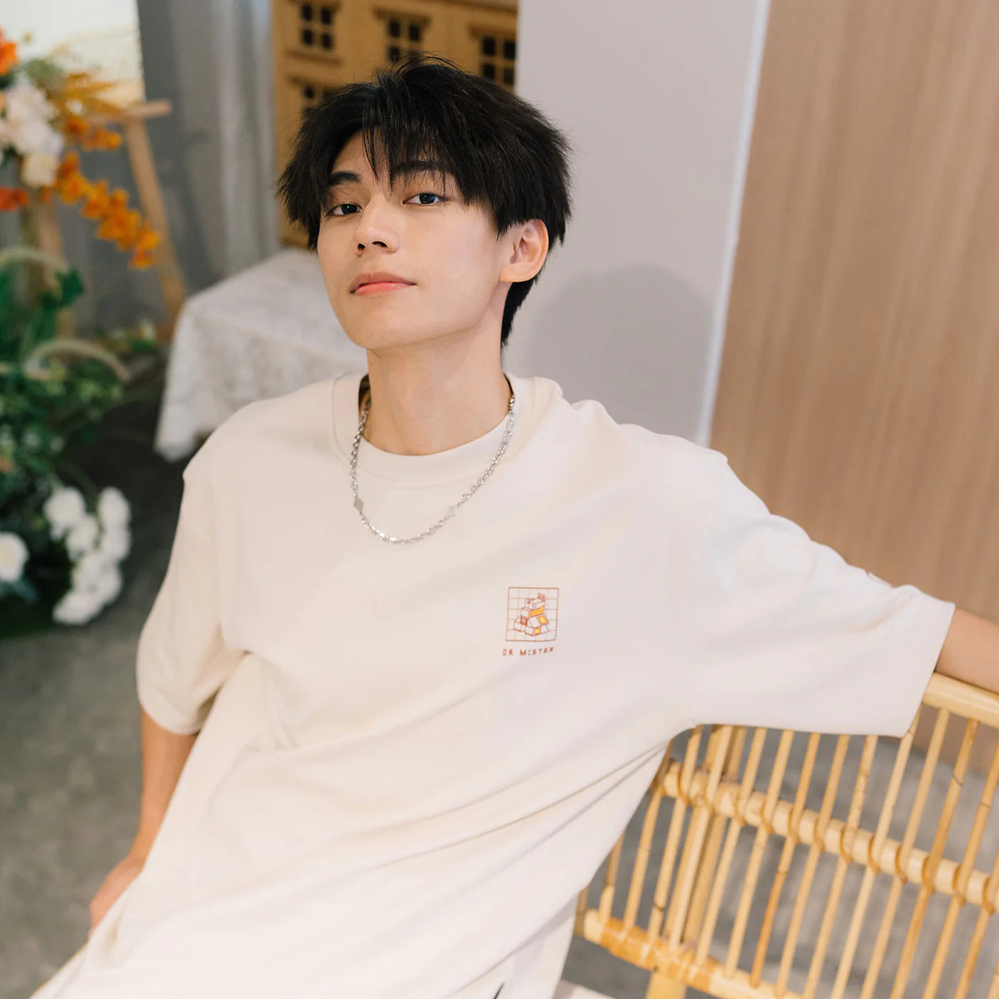 Dr Mister : Twotone Dino Oversized Tee