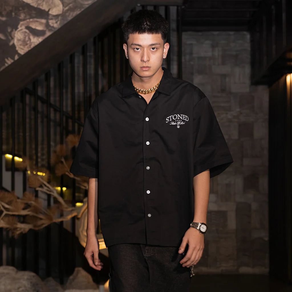Stoned&Co Golden Jade : Workshirt Black