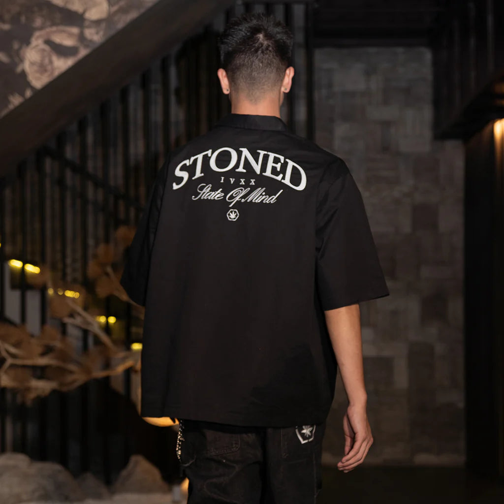 Stoned&Co Golden Jade : Workshirt Black