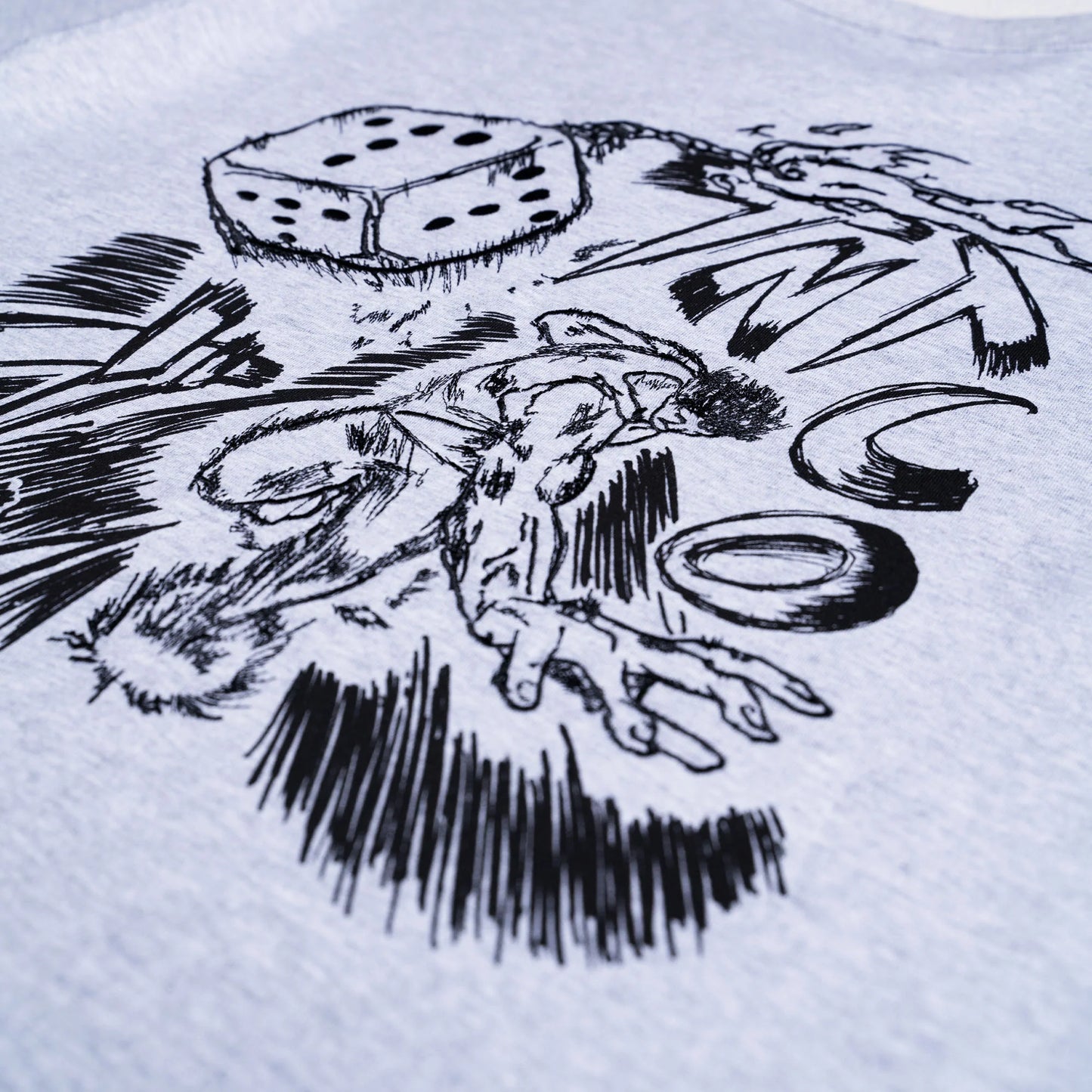 TNTCO : Flame Dice Tee Grey