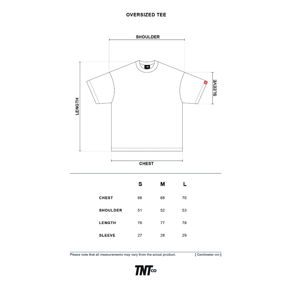 TNTCO : Collegiate Oversized Tee