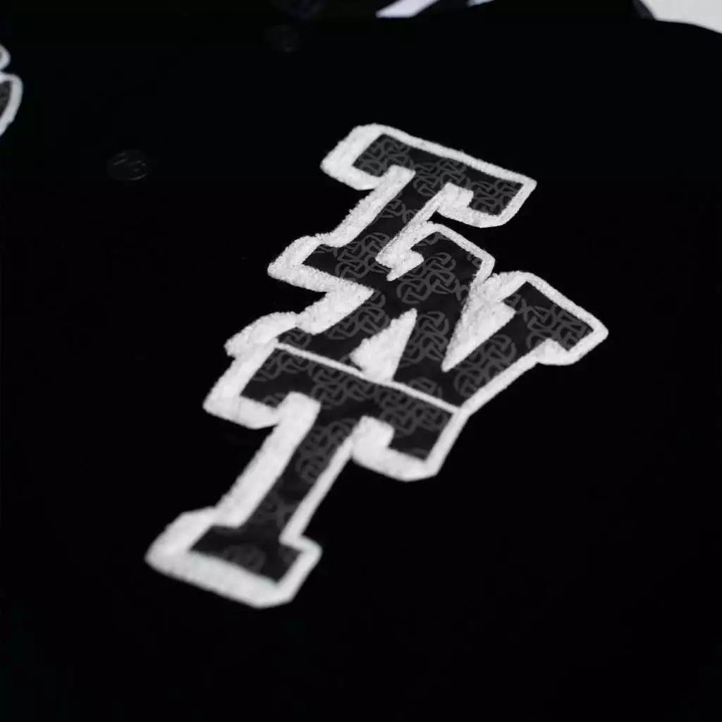 TNTCO : NHR Varsity Jacket Black