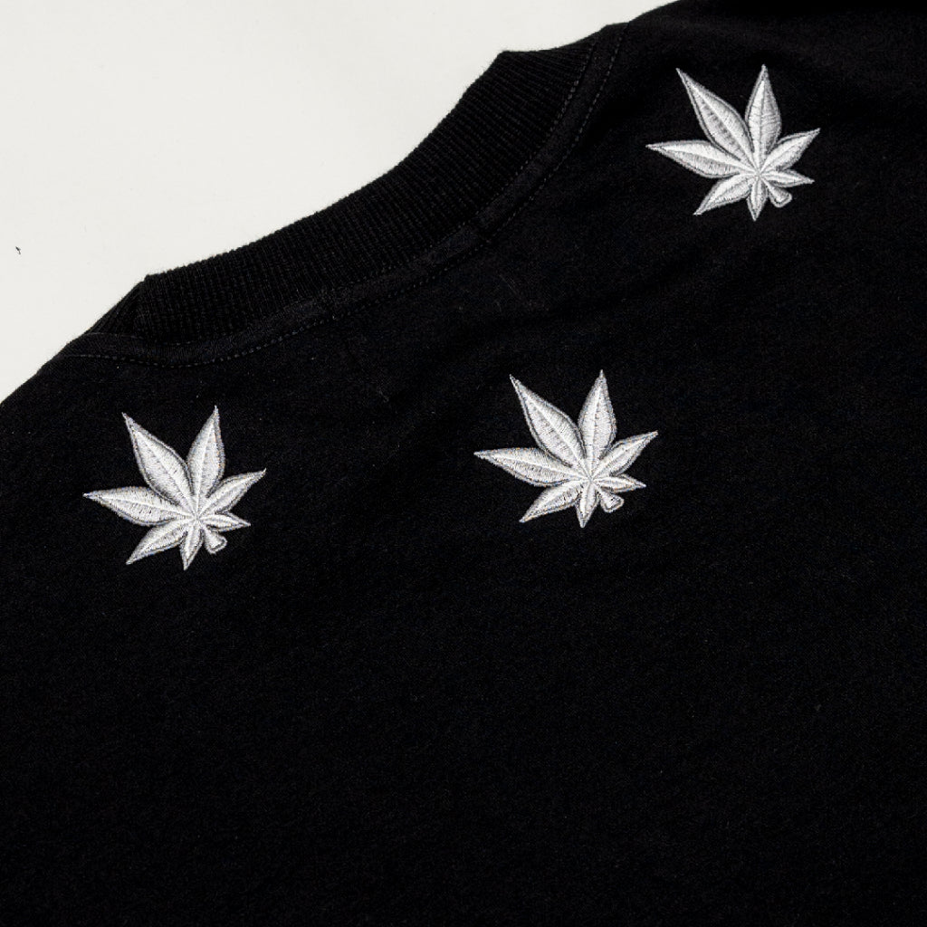 STONED BLESSED25 GENETIC NSA TEE BLACK