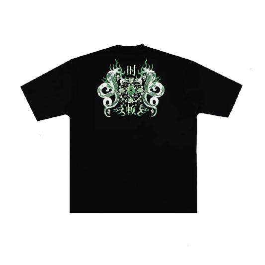 STONED GOLDEN JADE DUO SNAKE TEE