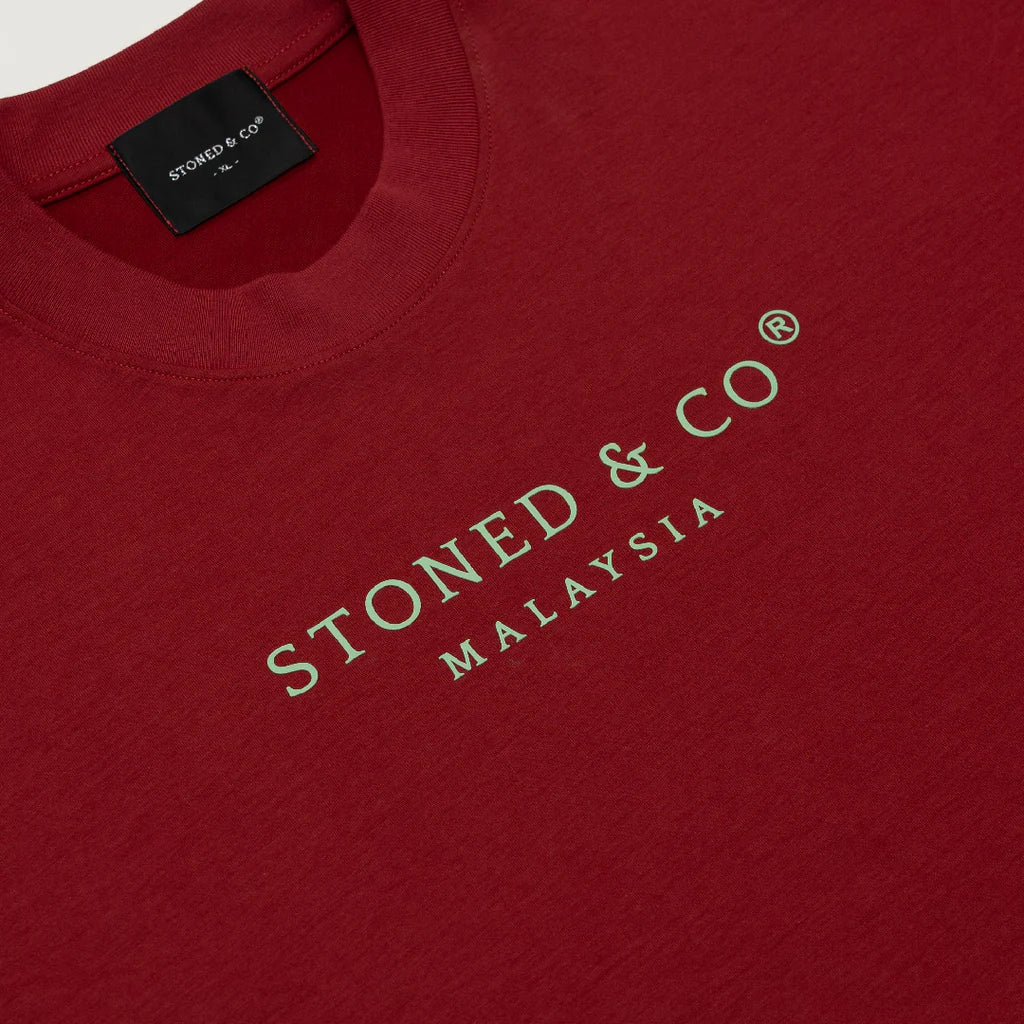 Stoned&Co Golden Jade : Jade Signature Tee Red