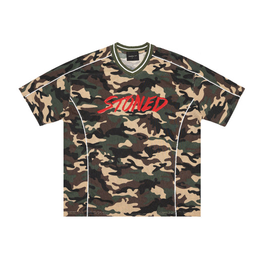 STONED BLESSED25 MILITARY JERSEY GREEN