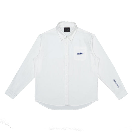 STONED BLESSED25 WHITE L/S SHIRT WHITE