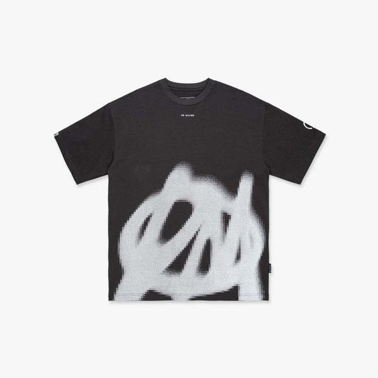 Dr Mister : Initials Chaotic Peace L Broad Tee Grey