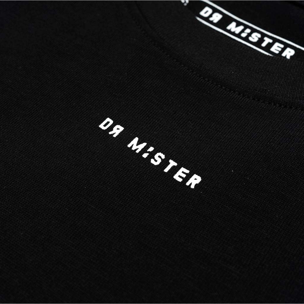 Dr Mister : Initials Chaotic Peace L Broad Tee Black