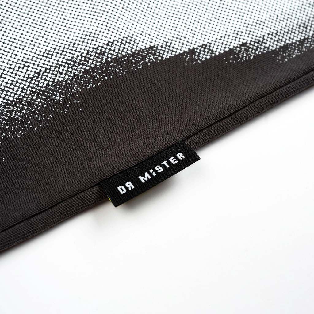 Dr Mister : Initials Chaotic Peace L Broad Tee Grey