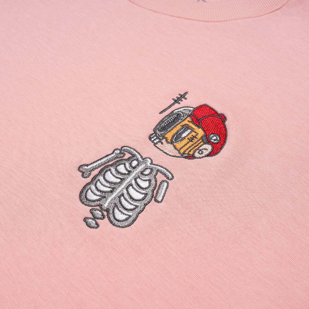 Dr Mister : Nothing Matters Heavy Broad Tee Pink