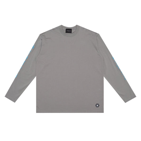Stoned&Co WBB25 : Letter L/S Tee Grey